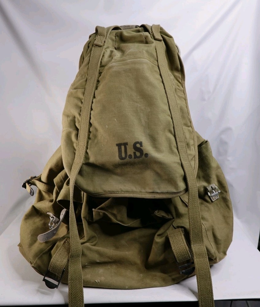 WWII US Army M1942 Mountain Backpack Rucksack w/ Frame