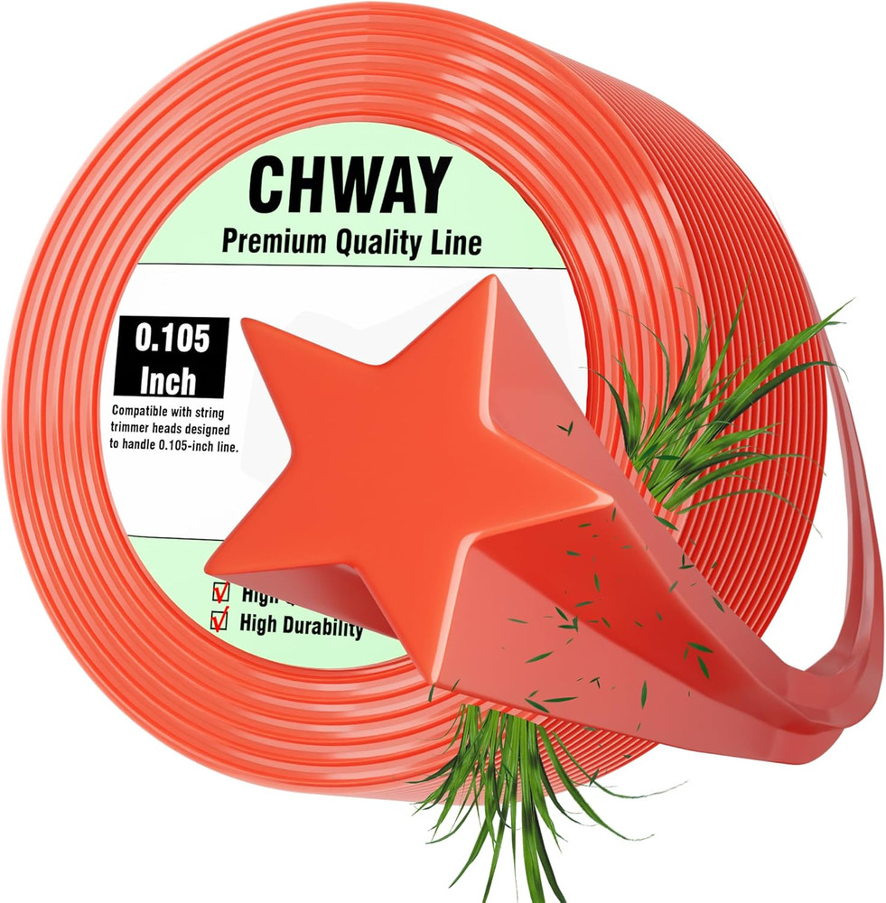 .105 Trimmer Line 120ft Heavy Duty String for Eater Lawn Edge & Thick