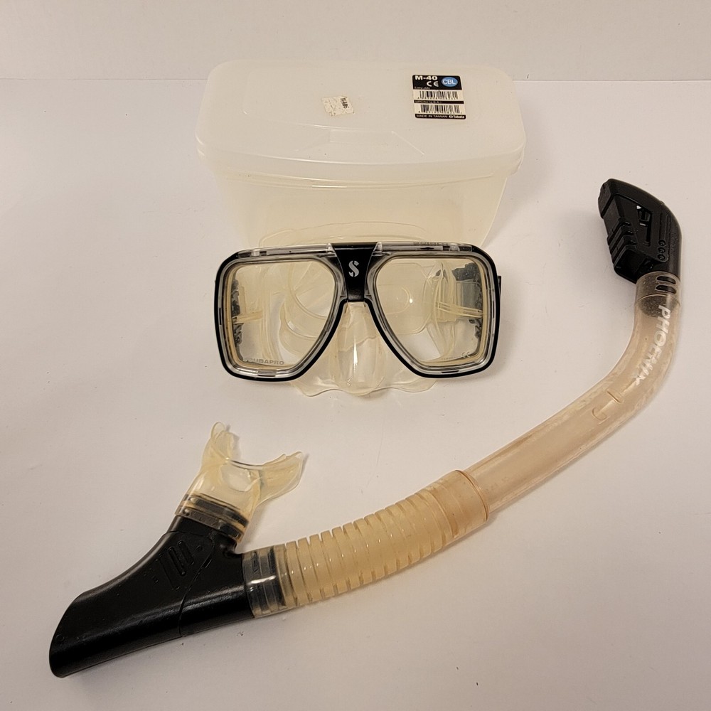 Scubapro Solara Mask / Goggles & Phoenix Snorkel