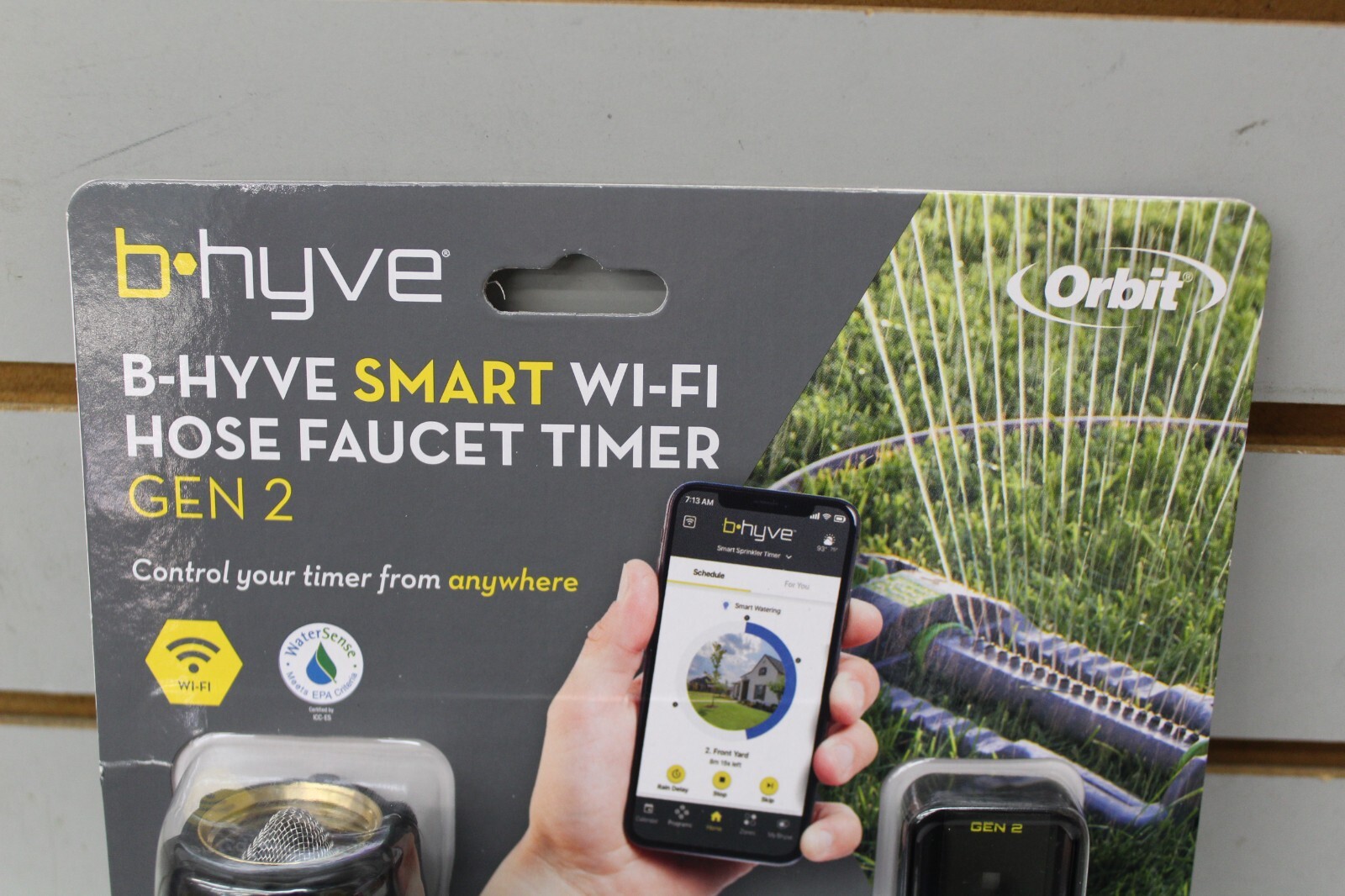 Orbit B-hyve Gen 2 Smart Hose Faucet Timer with Wi-Fi Hub 21204 SEALED FREE SHIP