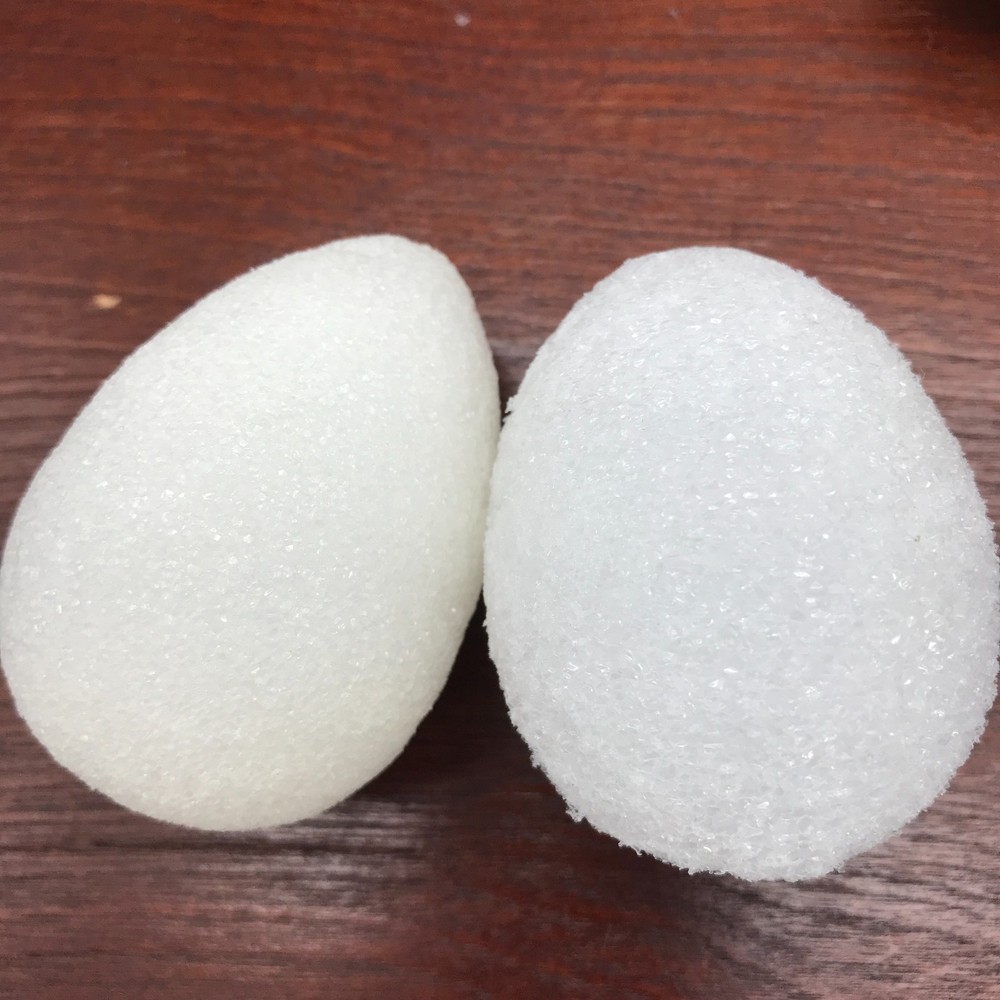 Styrofoam Craft Easter Eggs Various Sizes 10-pack