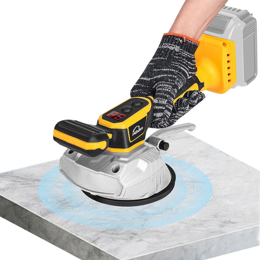 Tile Vibration Leveling Machine Tool for Dewalt 20V Battery Suction Cup 8-speeds