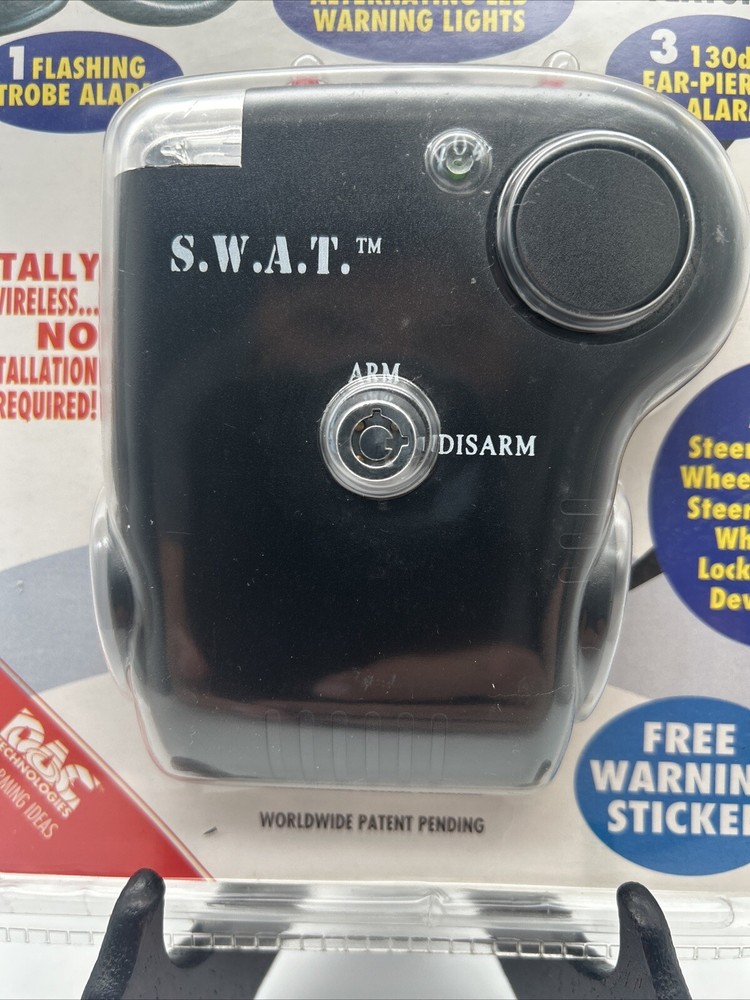 S.W.A.T. Steering Wheel AntiTheft Auto Alarm With 3 Theft Deterring Features