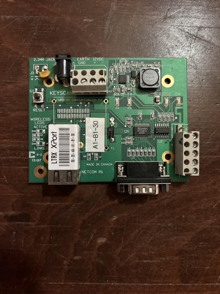 Keyscan Netcom R6 Lantronix Tested & Working Recently de Installed