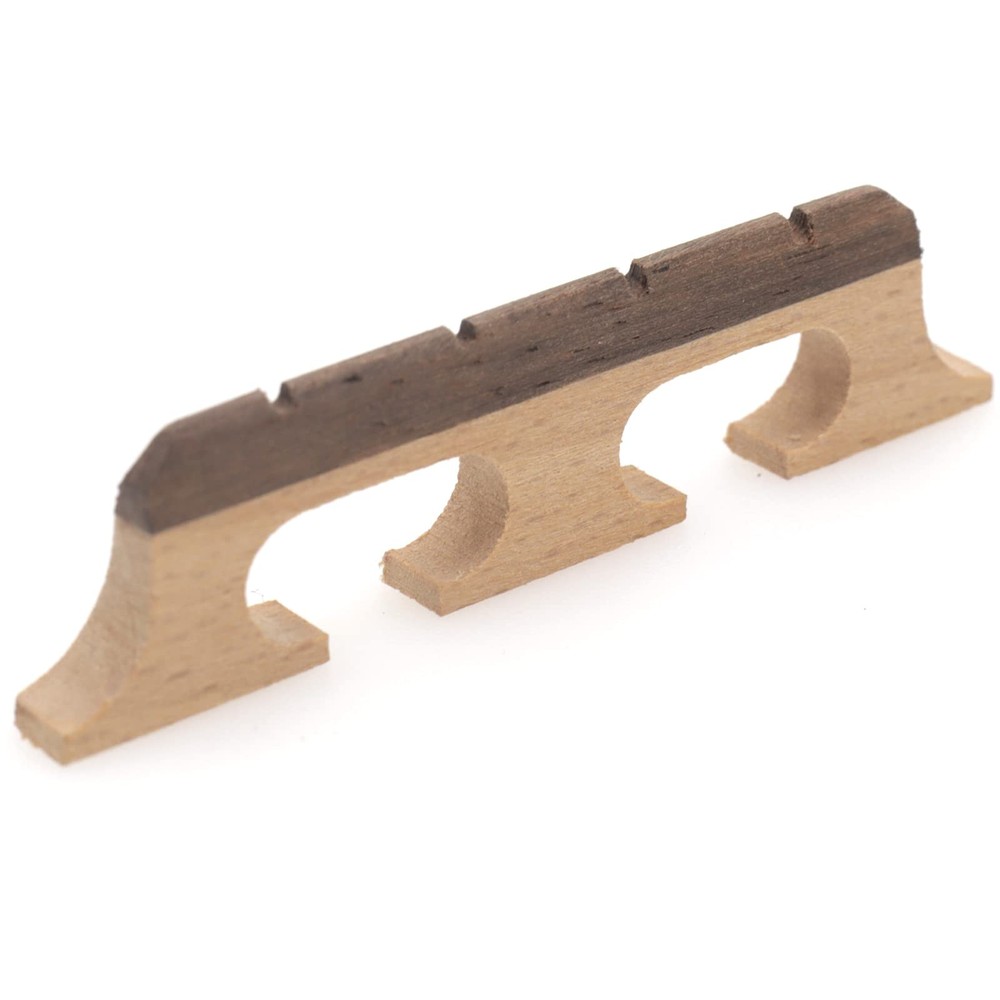 Cheerock 4-String Banjo Bridge, Ebony Maple Bridge 4 string, natural