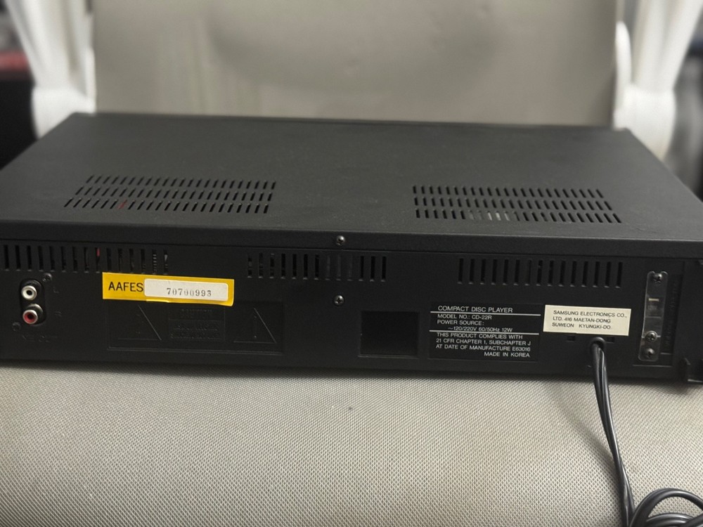 Samsung Digital Compact Disc Player CD-22R (Tested & Working)