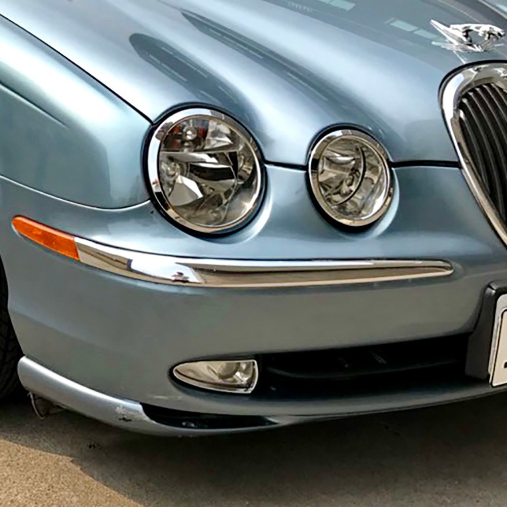 IDFR Jaguar S-Type 1998~2002 Chrome Bumper insert , Front Right side