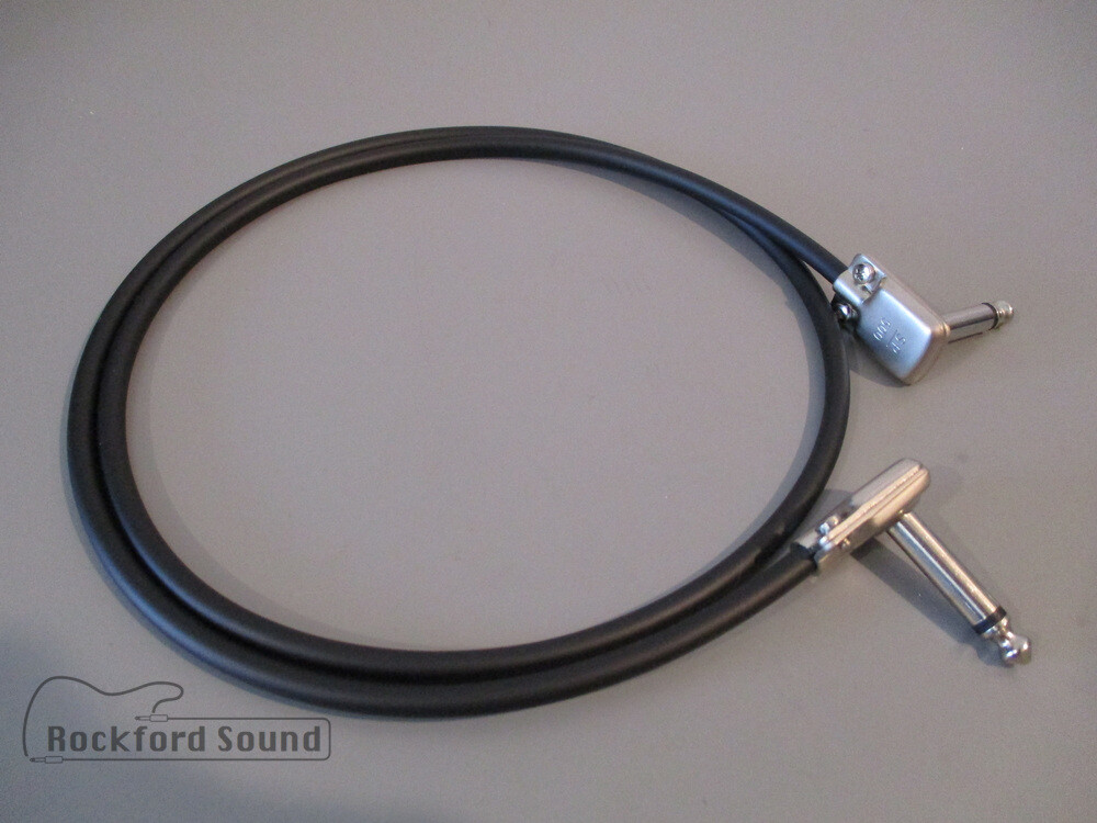 Mogami W2319 & Squareplug SP500 Patch Cable - 1/4" Right angle to Right Angle