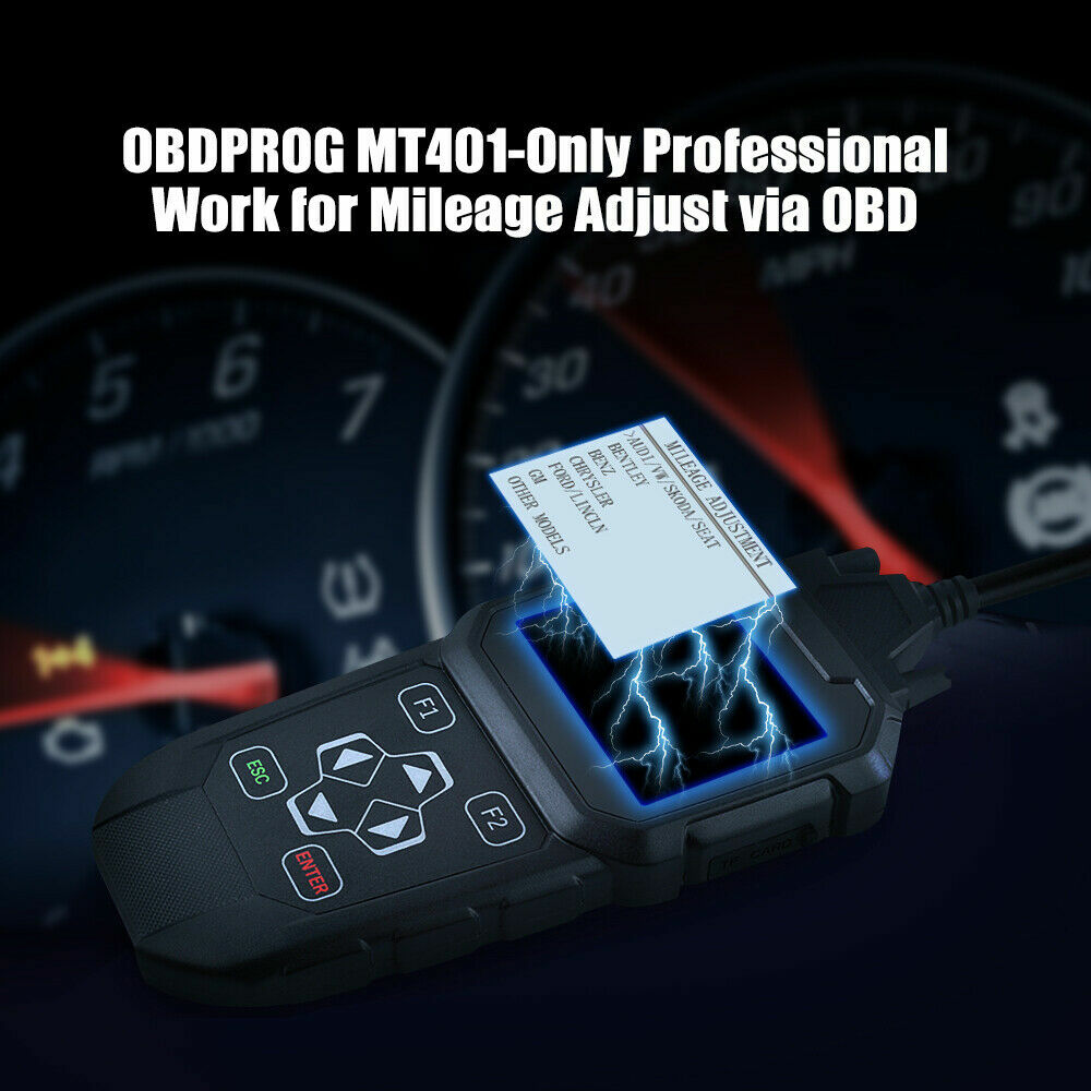 OBDPROG MT401 Cluster Mileage Odometer Correction Car OBD2 Scanner Code Reader