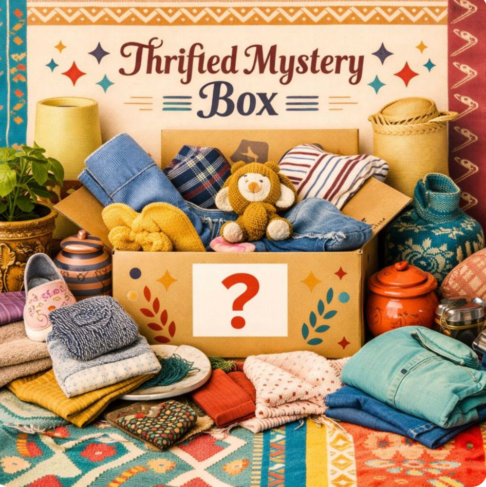 mystery boxes thrifted Deluxe 10+ items