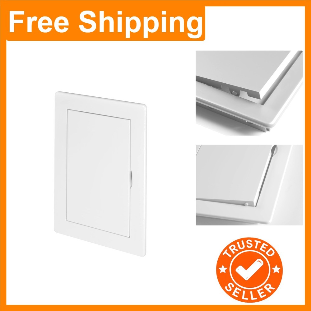 Modern 4x6 Inch Drywall Access Door - Durable White ABS Installation Panel