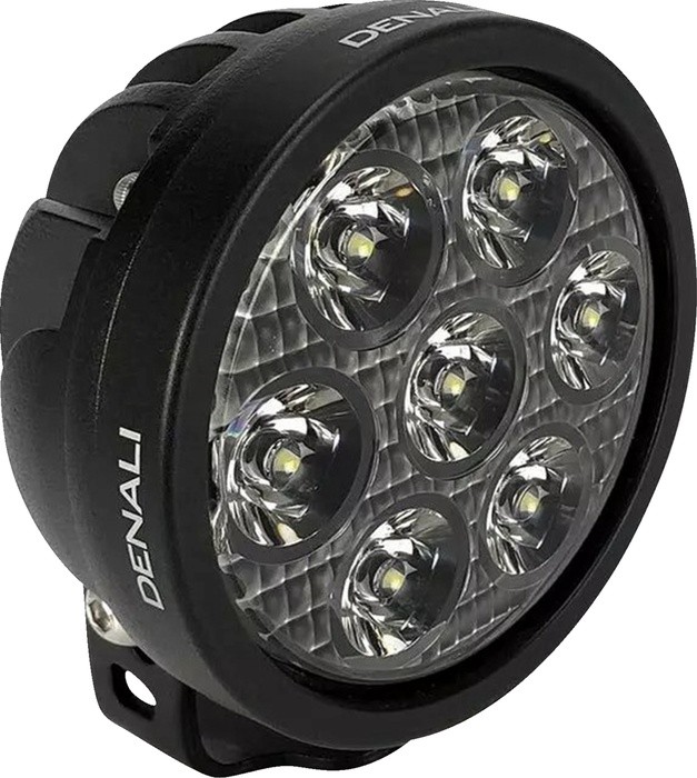 Denali Electronics D7 LED Light Pod With DataDim 4.4" D Black White