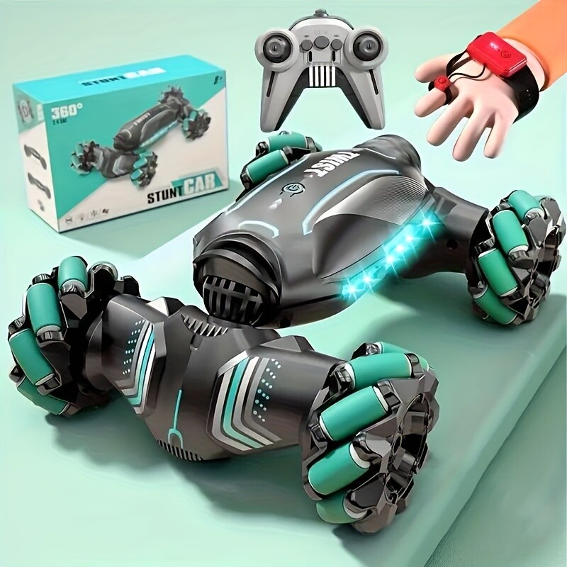 1pc 2.4G Remote For Controlled Deformable RC Twist Drift Car