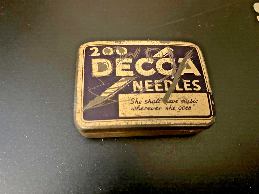 Decca England 200 Steel Needle Tin