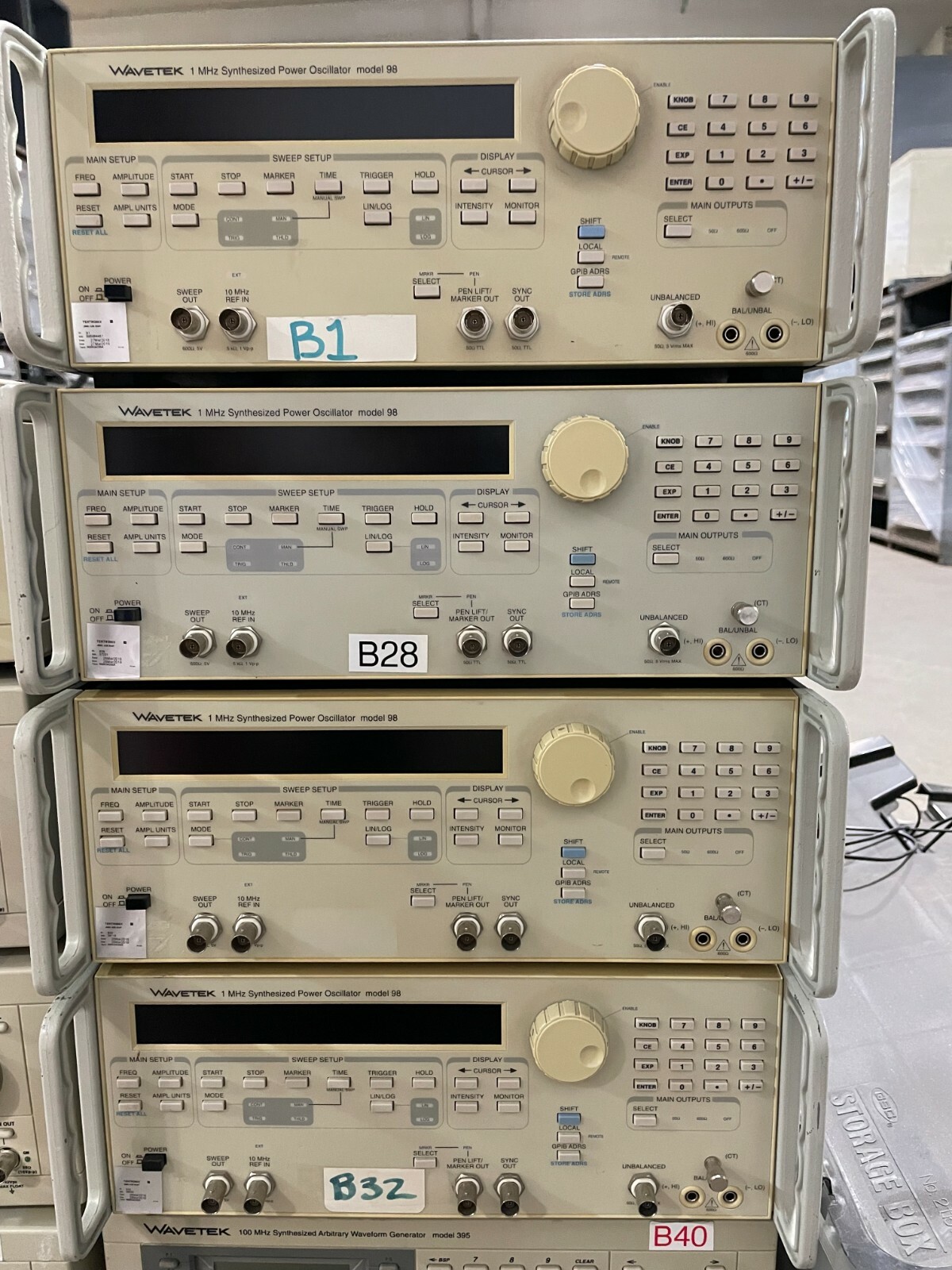 Used Wavetek 98 1 MHz Synthesized Power Oscillator V1