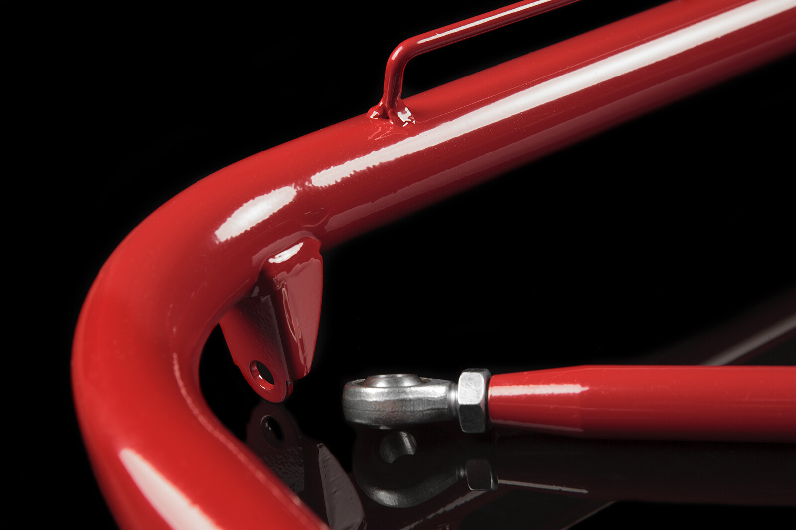 BRAUM Racing Universal Red Gloss Harness Bar Kit 48-51" New