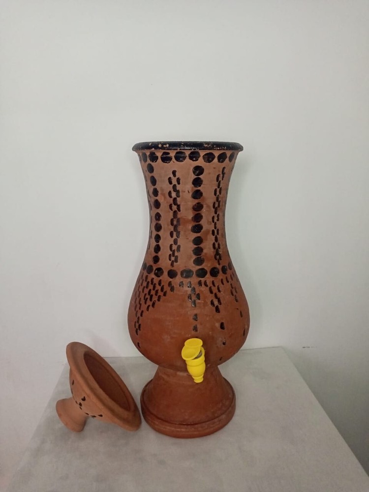 Moroccan clay water pitcher used