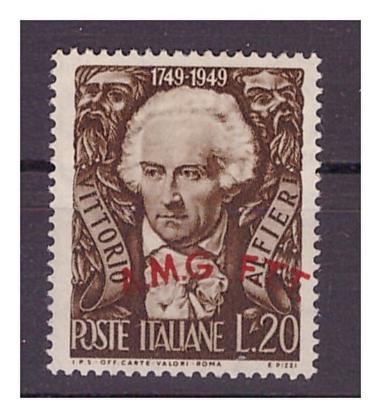 Trieste A - 1949 Alfieri MNH