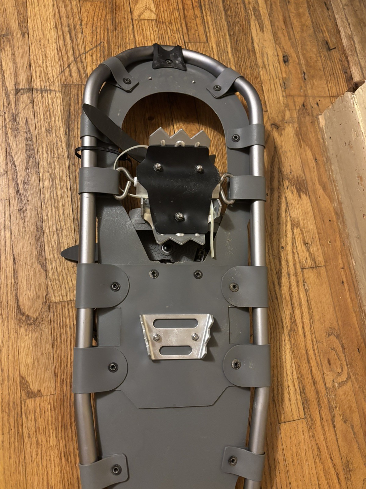 Yukon Charlie Mountain Profile Snowshoes Gray with Walking Poles & Carry Bag