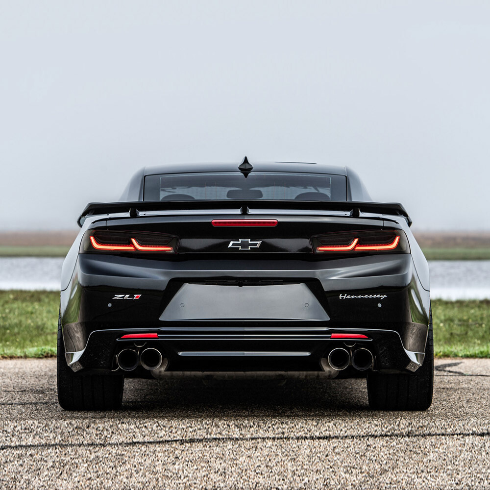 VLAND LED Tail Lights For Chevy Camaro 2016-2018 DRL FULL Smoked Rear Lights