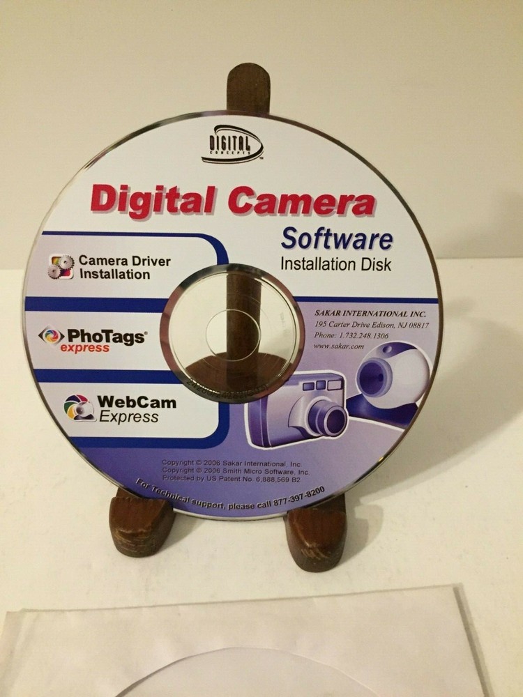 Digital Camera Driver Software Installation Disk CD Sakar International Inc.