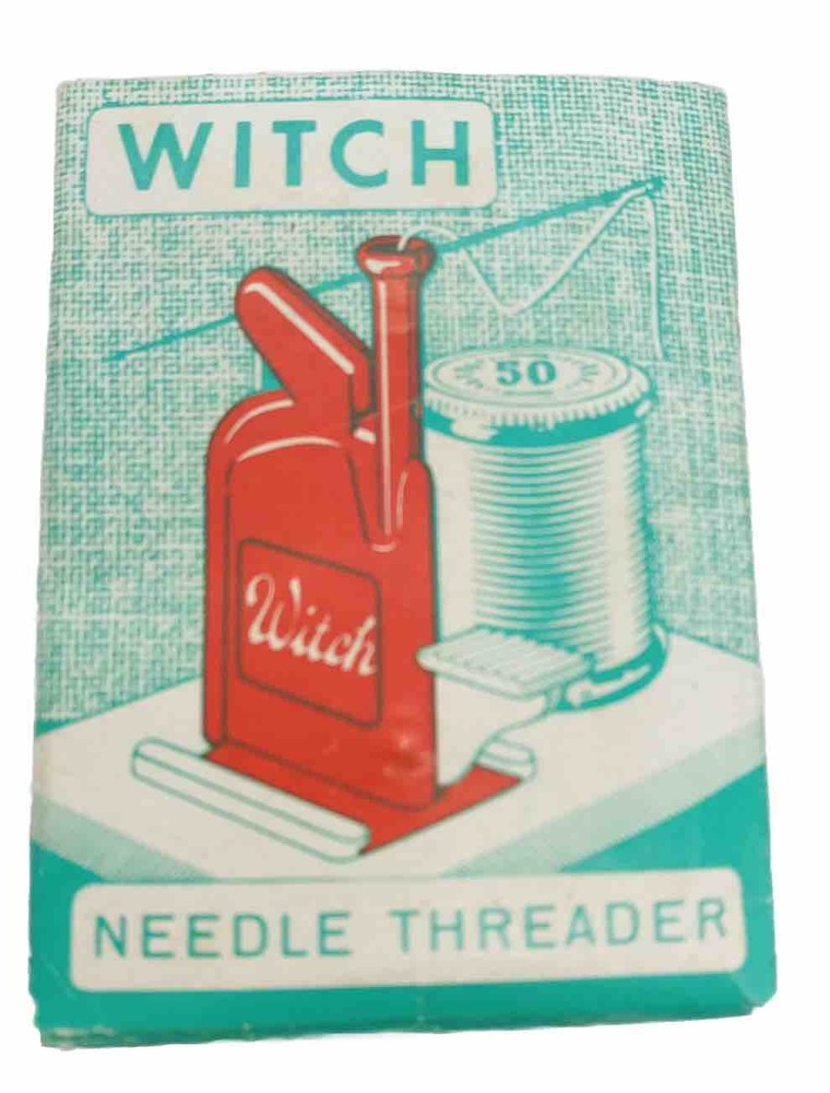 Vintage Witch Automatic Needle Threader with instructions Germany 1960's