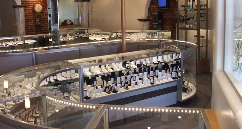 Watch Showcase Lighting LED system