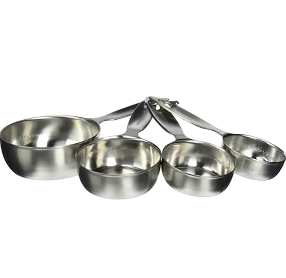 Advanced Performance Measuring Cups - Essential Baking Tools, Multisizes, Silver