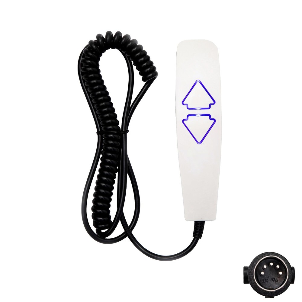 2 Button 5 Pin Prong Remote Handset Controller Hand Control with USB and Back...