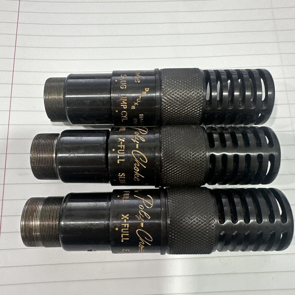Lot 3 - Poly-choke Adjustable Deluxe Imp Cyl mod imp mod Full XFull