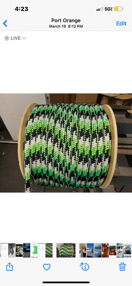 3/4” Polyester rope 300’ American made