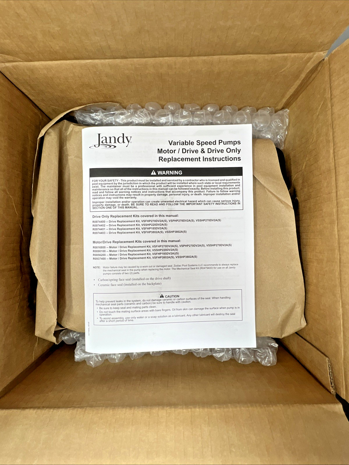 Zodiac Variable Frequency VS Pool Pump Drive, 2.70, THP, 115V/230V, R0974400