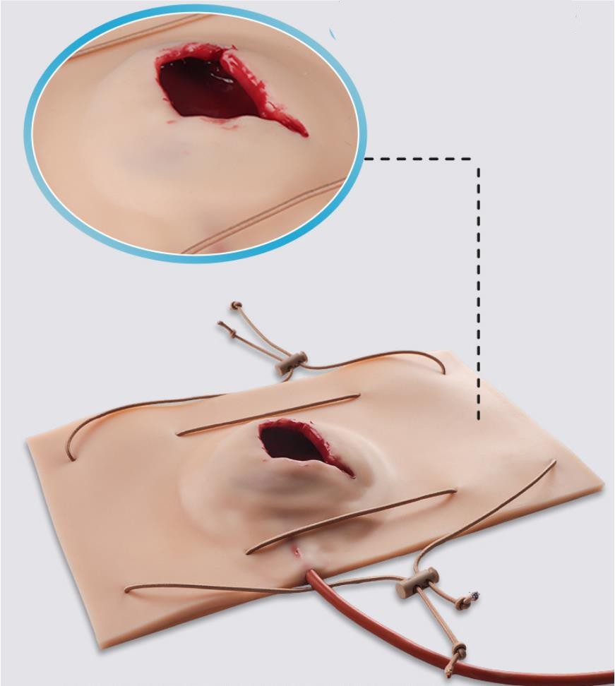 Large-caliber Gun Wound Hemostasis Control Training Model