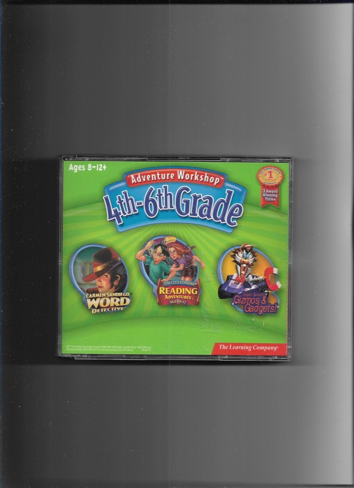 Adventure Workshop 4th-6th Grade (PC, 2002), VG