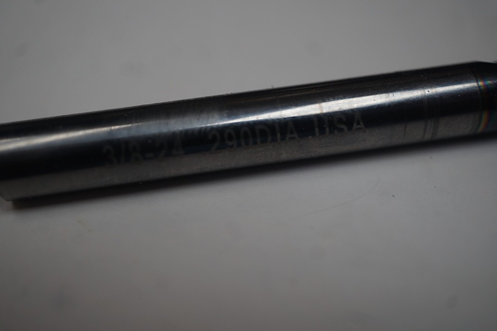 USA Solid Carbide Thread Mill 3/8-24 .290" Dia. 5/16" Shank