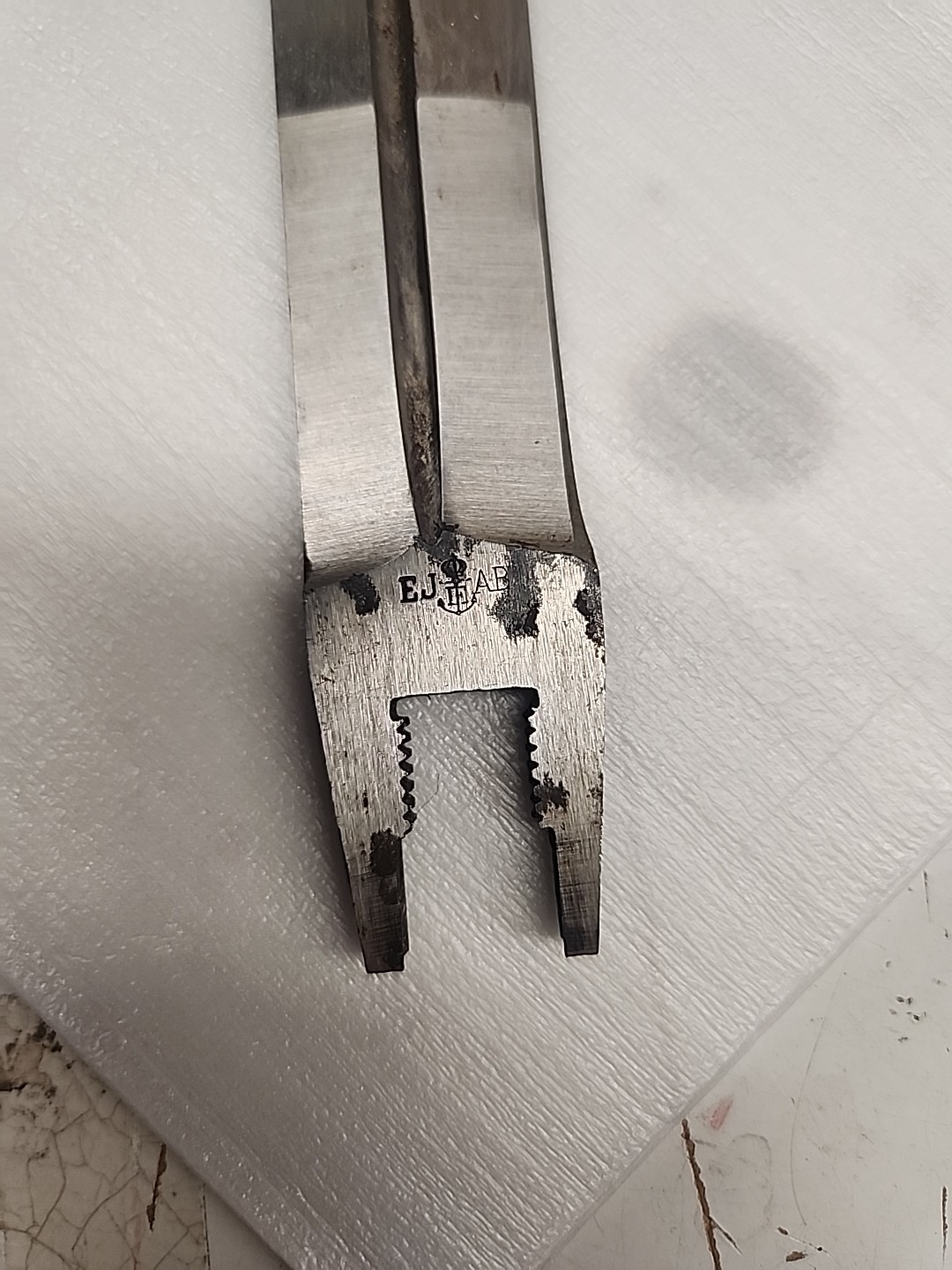 Vintage M/1896 Swedish Steel Mauser Bayonet Blade Only EJ AB Anchor Crown