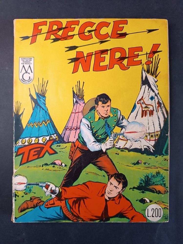 TEX Bonelli Gianti BLACK ARROWS Comic Book First Edition - #26 Similispilée