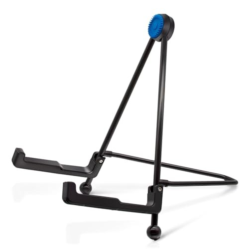 Guitar Stand - Foldable Guitar A-Frame Stand, Portable Solid Black for Guitar