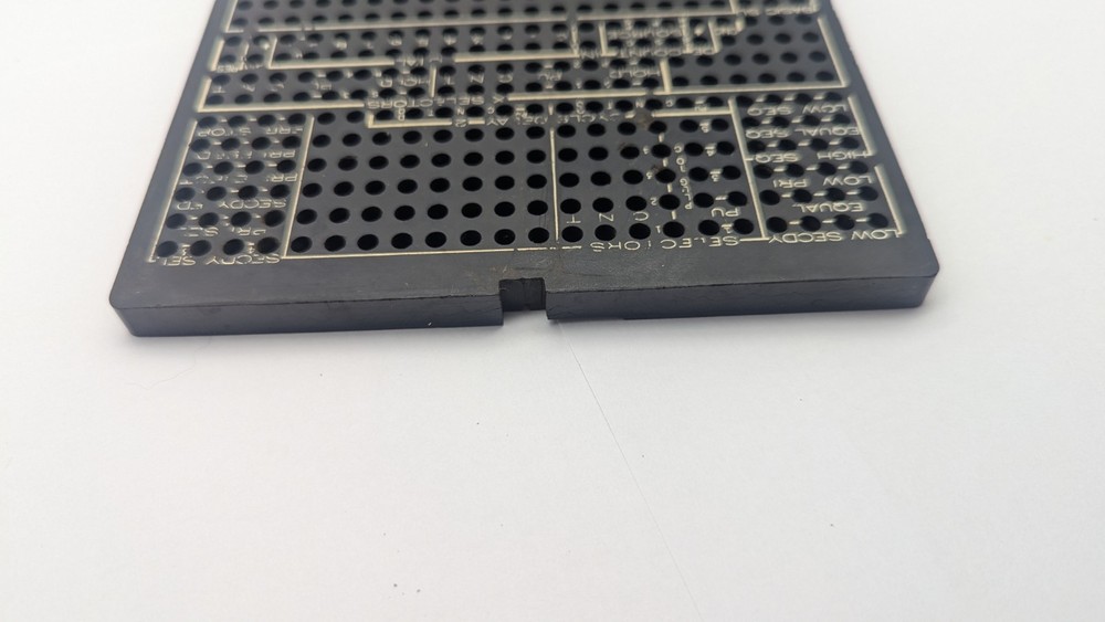 Vintage IBM 601060 Plug Board Machine Plugboard Control Panel FOR DISPLAY