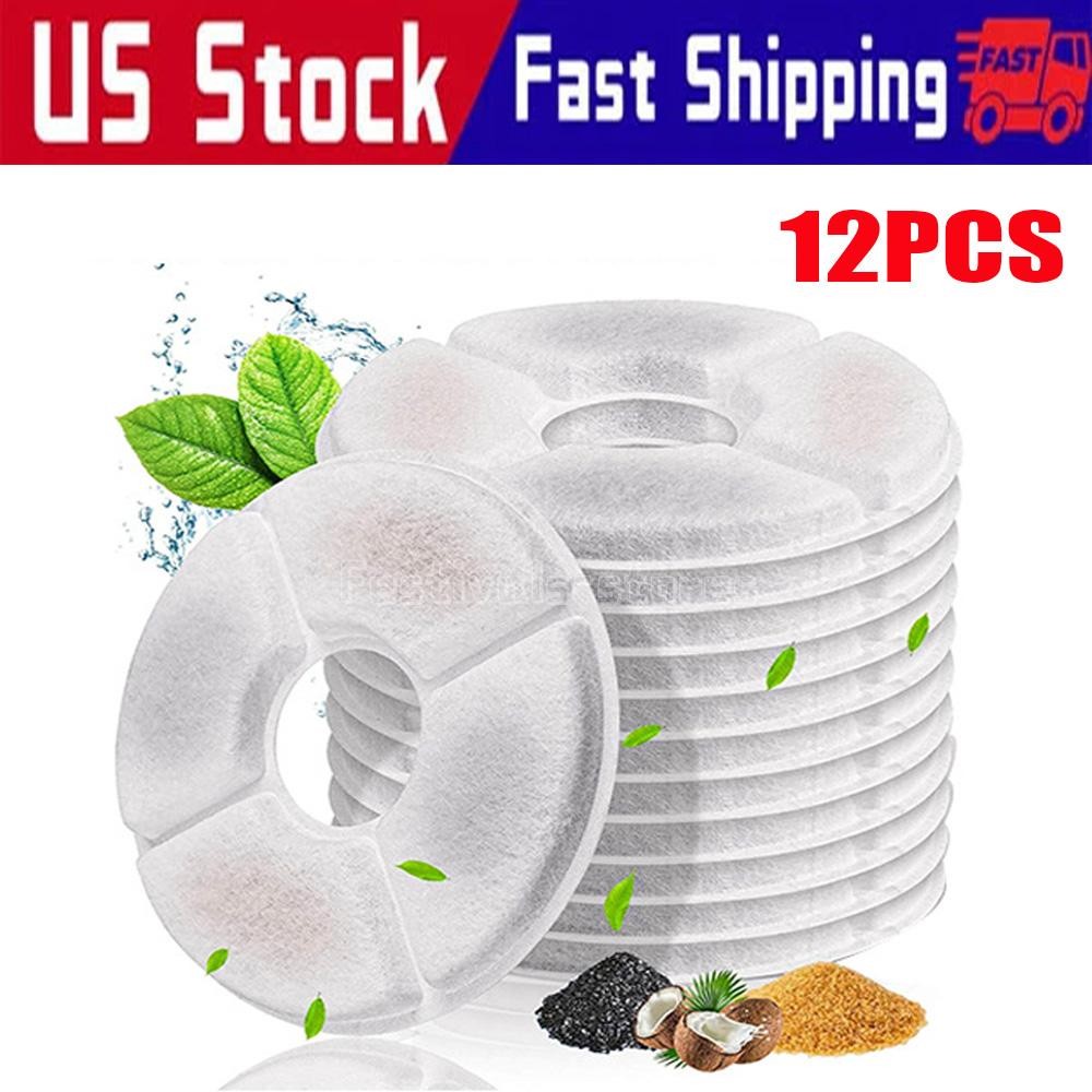 12x Pet Water Fountain Replacement Filters for Catit Cat Dog Drinking Flower