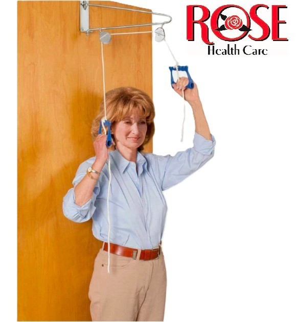 Rehab Pulley System Over The Door Exercise & Traction Equipment Arm/Shoulder