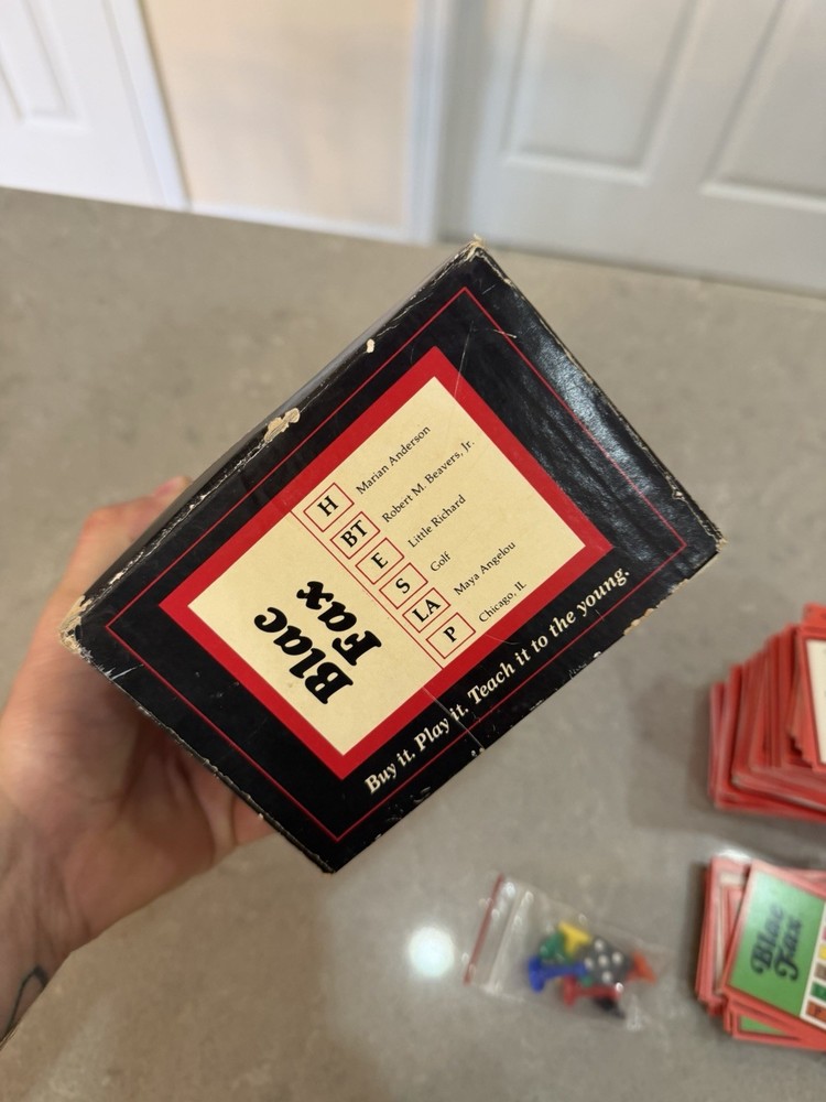 Rare! Blac Fax Trivia Game - Read Description