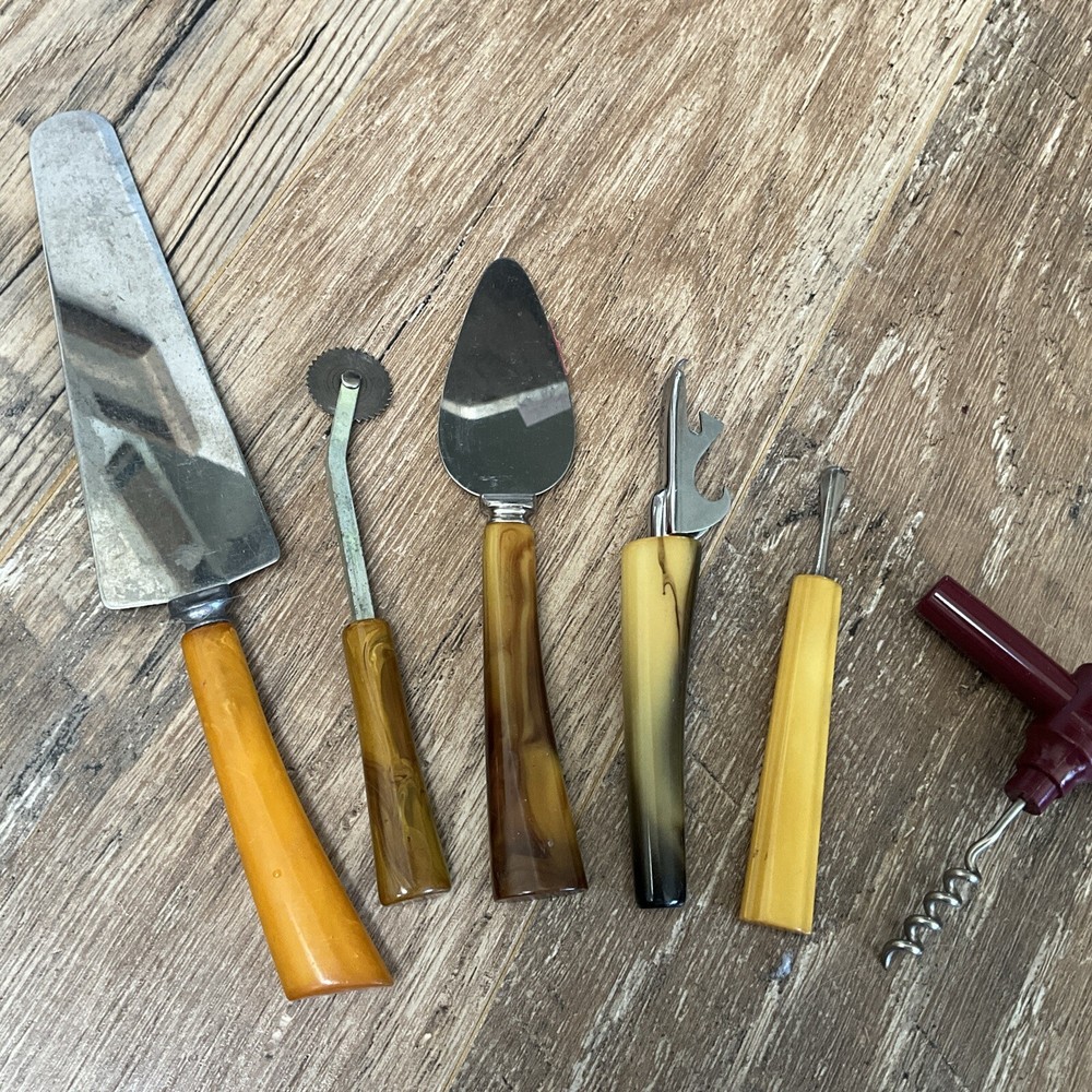 Vintage Bakelite Implements Tested