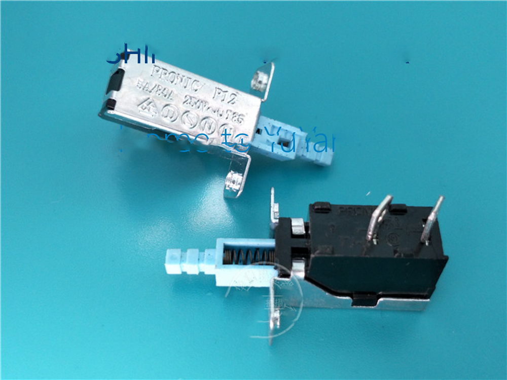 1PC PRONIC P12 Pushbutton Switch 2 Pins 5A/80A 250VAC T85 Self-Locking