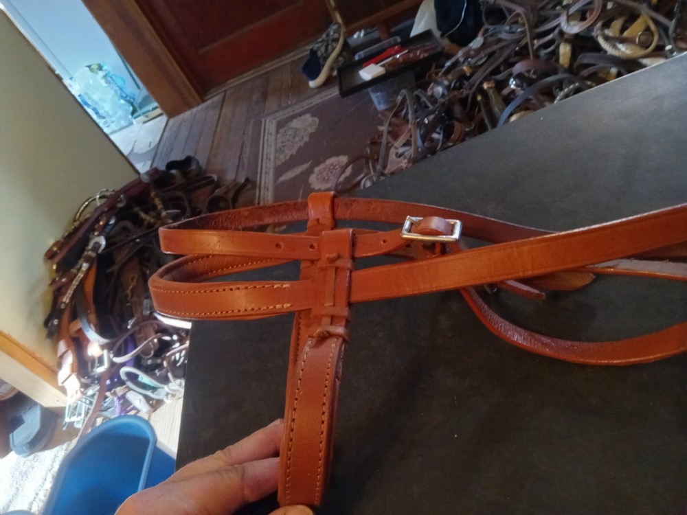 New leather sidepull. nwot