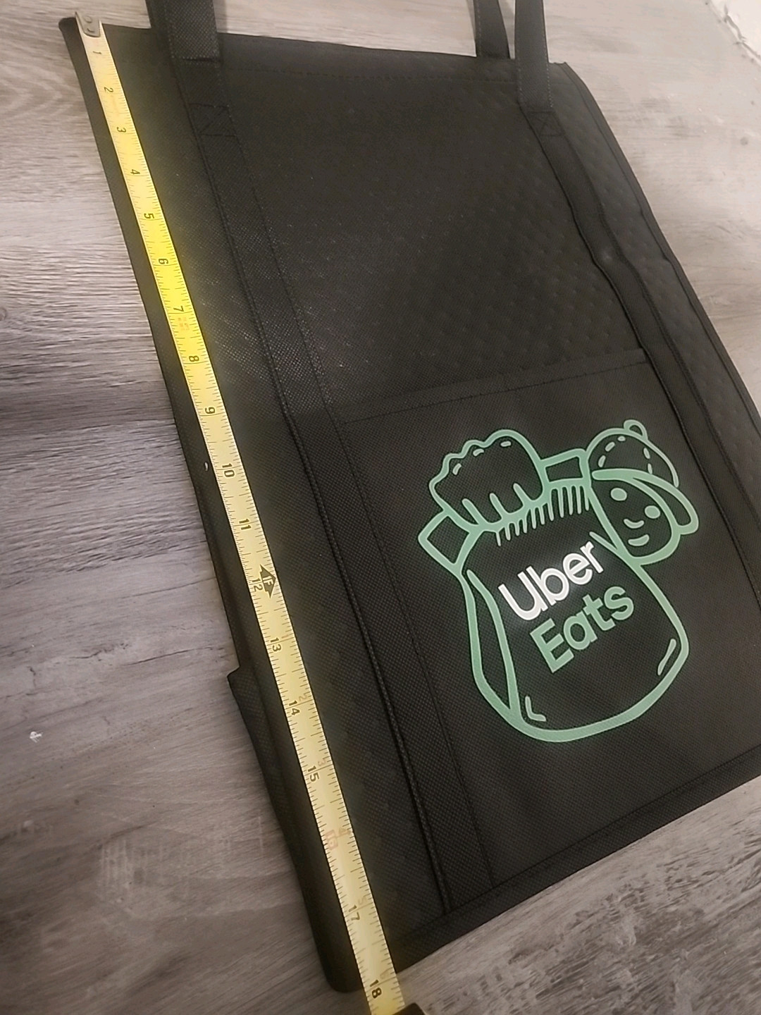 Large Thermal Insulated UberEats Tote Bag - Hot Cold Food Delivery