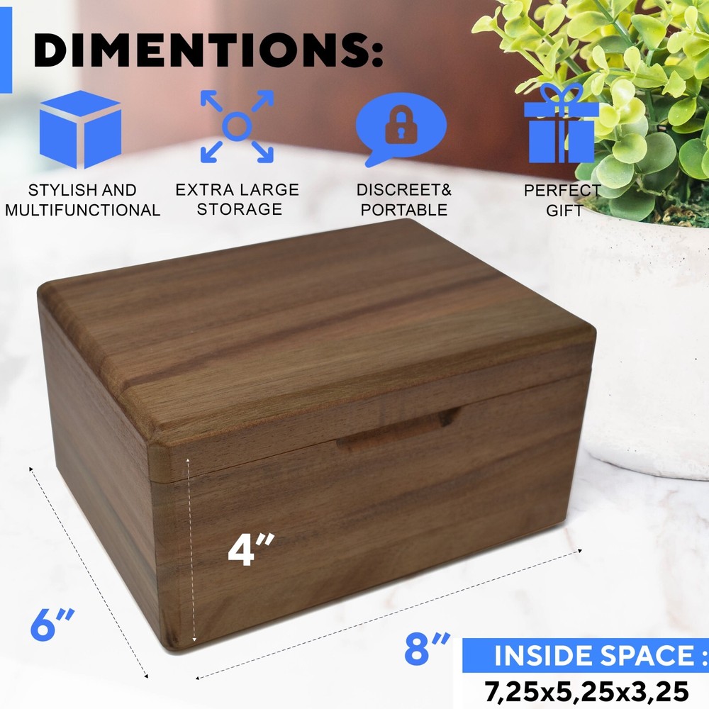 Habit Control LockBox with Timer - Smart 2-in-1 Timer and Classic Lock Box
