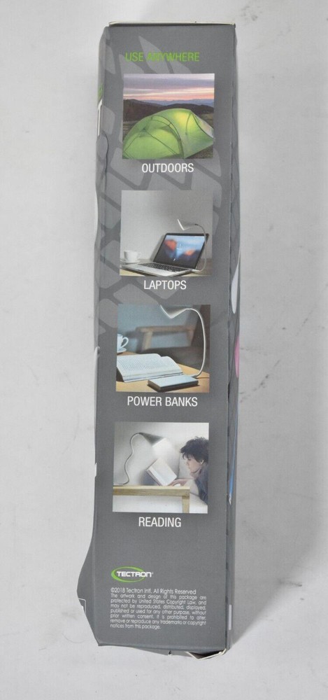 Tectron USB Speaker Light BT Version 4.2 White ST STAND 7 Electronic LED