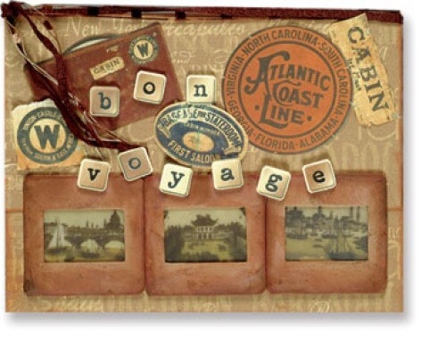 USING EPHEMERA-Scrapbooking Pages-Collage Altered Art Paper Craft Idea Book