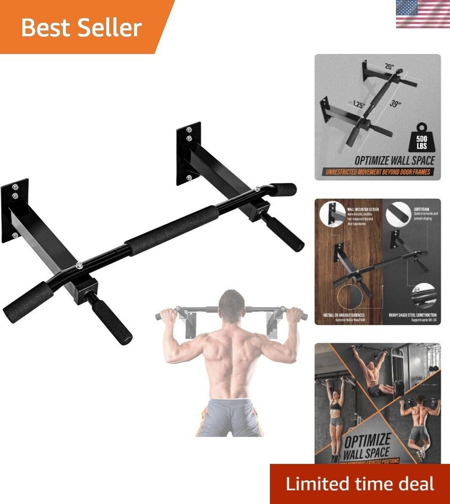 Pull Up Bar Wall Mounted Multifunctional Wall Mounted Pull Up Bar For Home